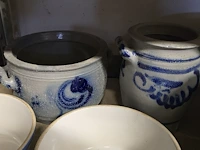 Lot 268 - aardewerk potten wn duitse rumtopf ong 8 stuks - afbeelding 5 van  5