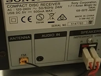 Lot 268 - cd speler sony - afbeelding 5 van  5