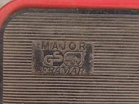 Lot 268 - traplader 2 treden rood - afbeelding 2 van  2