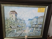 Lot 269 - olieverfschilderijen in kader get sonia 2 stuks - afbeelding 1 van  6