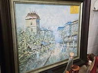 Lot 269 - olieverfschilderijen in kader get sonia 2 stuks - afbeelding 3 van  6