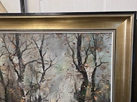 Lot 269 - olieverfschilderijen in kader get sonia 2 stuks - afbeelding 6 van  6