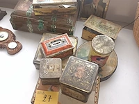 Lot 27 - blikken dozen. 11 stuks - afbeelding 1 van  5