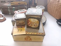 Lot 27 - blikken dozen. 11 stuks - afbeelding 3 van  5