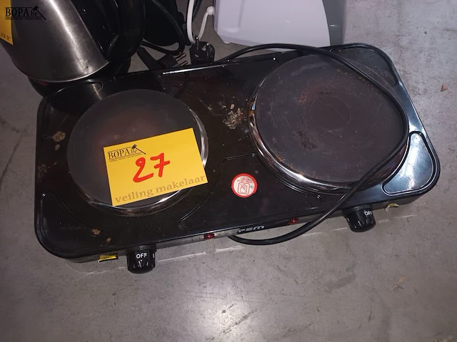 Lot 27 - elektrische kookplaat pem - afbeelding 1 van  3