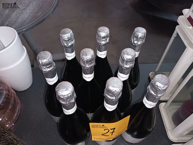 Lot 27 - flessen prosecco. 9 stuks - afbeelding 3 van  3