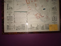 Lot 27 - kader met stadsplan ieper - afbeelding 4 van  4