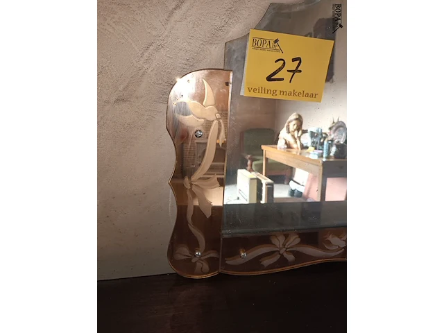 Lot 27 - retro spiegel - afbeelding 2 van  3