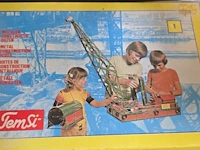 Lot 27 - vintage temsi metalen constructiedoos en doos losse mecano - afbeelding 3 van  5
