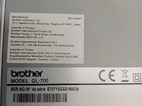 Lot 273 - brother labelprinter (h) - afbeelding 3 van  4