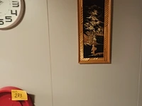 Lot 273 - kaders en wandklokken. 5 stuks - afbeelding 3 van  4