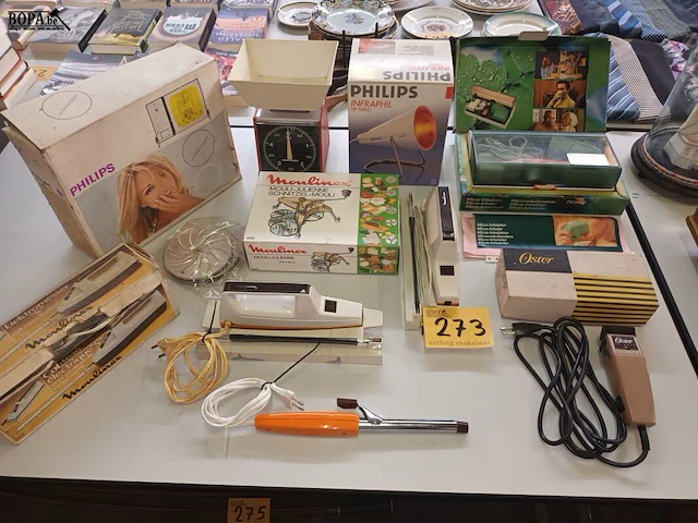 Lot 273 - retro elektro. 10 stuks - afbeelding 1 van  6