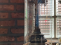 Lot 276 - kruisbeeld met houten corpus en plaaster polychroom onder st - afbeelding 1 van  2