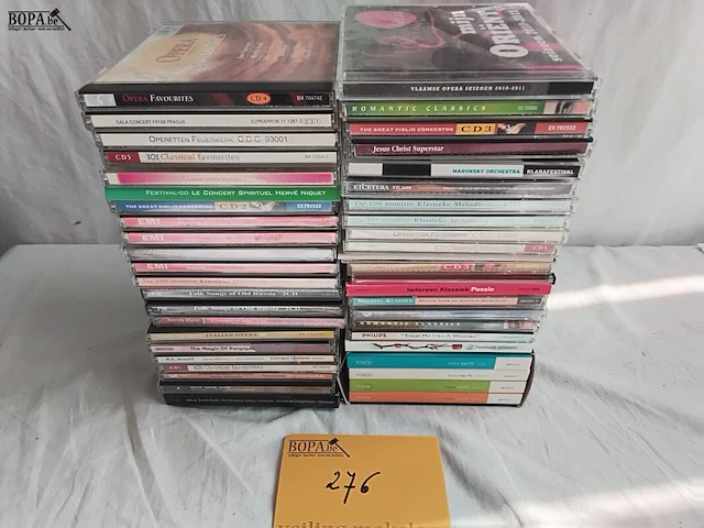 Lot 276 - lot, cd's, klassiek, stapel - afbeelding 1 van  3