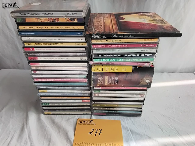 Lot 277 - lot, cd's, klassiek, stapel - afbeelding 1 van  3