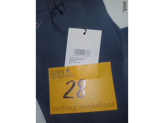 Lot 28 - dressage broek women ego7 navy blue - afbeelding 2 van  2