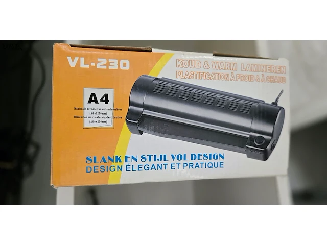 Lot 28 - lamineer toestel vl230 nieuw in doos - afbeelding 2 van  3