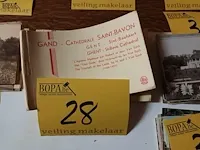 Lot 28 - oude postkaarten over gent
