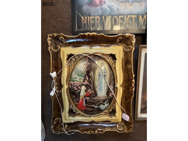 Lot 28 - religieuze kaders, 6 stuks - afbeelding 2 van  6