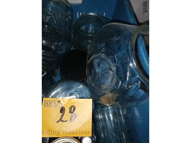 Lot 28 - voorraadpotten. 15 stuks - afbeelding 3 van  3