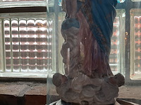 Lot 280 - glazen stolp met mariabeeld - afbeelding 3 van  3