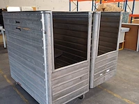 Lot 281 - aluminium transportkar. 2 stuks (h) - afbeelding 2 van  3