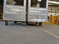 Lot 281 - aluminium transportkar. 2 stuks (h) - afbeelding 3 van  3