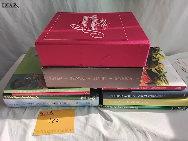 Lot 283 - lot boeken, koken, 10 stuks - afbeelding 1 van  4