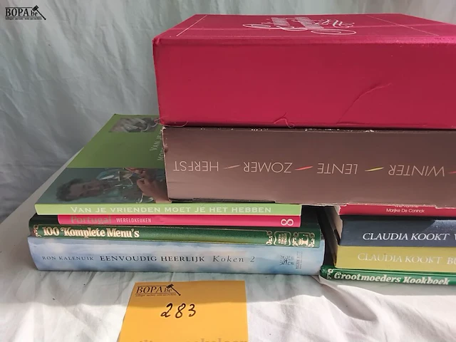 Lot 283 - lot boeken, koken, 10 stuks - afbeelding 2 van  4