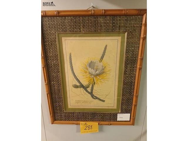 Lot 288 - faux bamboe kaders. 2 stuks - afbeelding 2 van  4