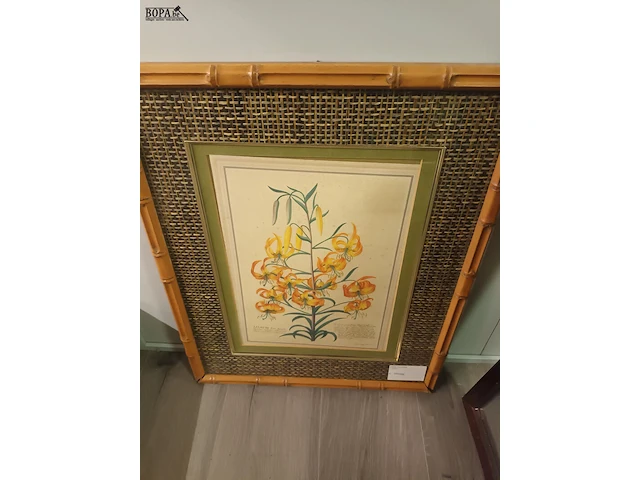 Lot 288 - faux bamboe kaders. 2 stuks - afbeelding 3 van  4