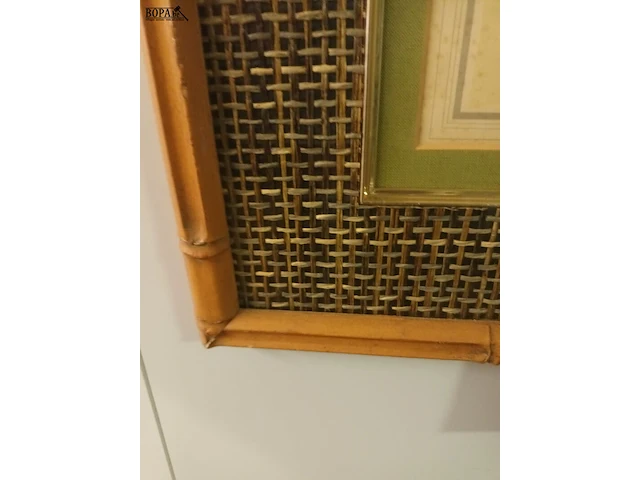 Lot 288 - faux bamboe kaders. 2 stuks - afbeelding 4 van  4