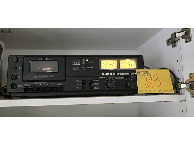 Lot 29 - casettedeck telefunken hc1500 - afbeelding 1 van  4