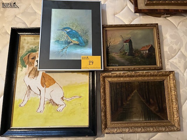 Lot 29 - kaders natuur, 4 stuks - afbeelding 1 van  4