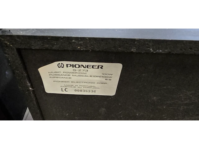 Lot 29 - speakers pioneer s -z 73 2 stuks - afbeelding 3 van  4