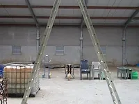 Lot 29 - uitschuifbare ladder - afbeelding 2 van  3