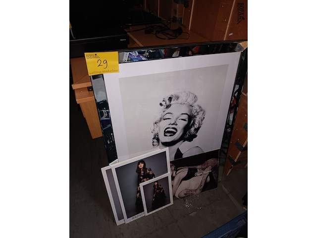 Lot 29 - wanddecoratie. 5 stuks - afbeelding 1 van  3