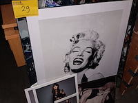 Lot 29 - wanddecoratie. 5 stuks - afbeelding 1 van  3