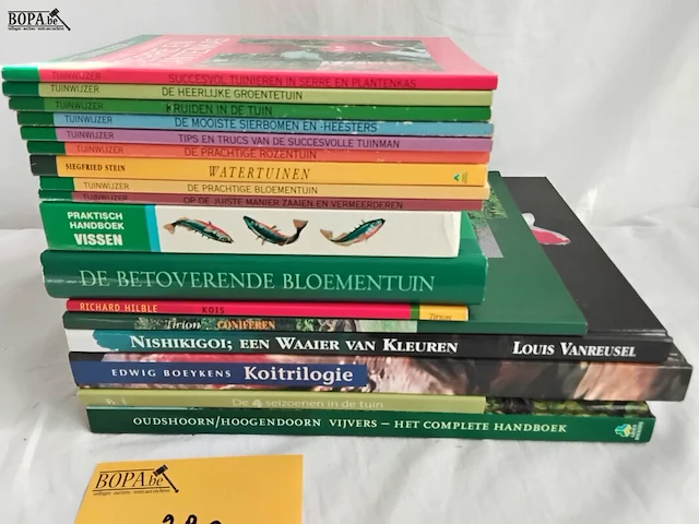 Lot 290 - lot boeken, vijvers vissen tuinen, stapel - afbeelding 2 van  2