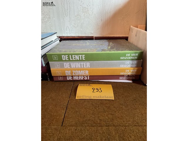 Lot 293 - artis historia boeken de 4 seizoenen prenten los, 4 stuks - afbeelding 1 van  1