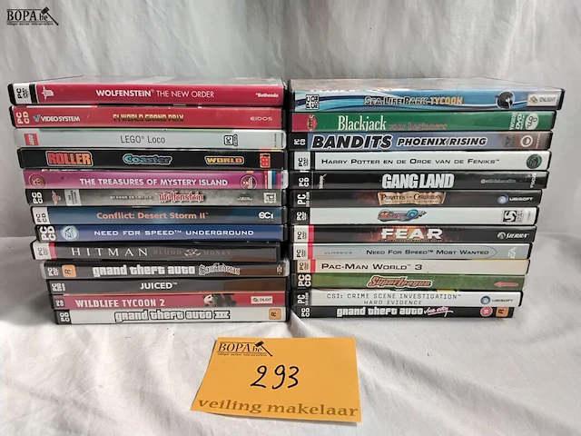 Lot 293 - lot pc games, 26 stuks - afbeelding 1 van  1
