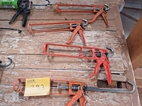 Lot 293 - silicone pistool oranje. 5 stuks - afbeelding 3 van  3