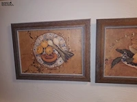 Lot 294 - kaders voor de keuken. 5 stuks - afbeelding 4 van  4