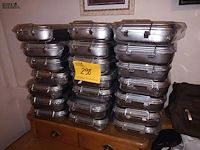 Lot 298 - metalen brooddoos jupiler. 21 stuks - afbeelding 1 van  3