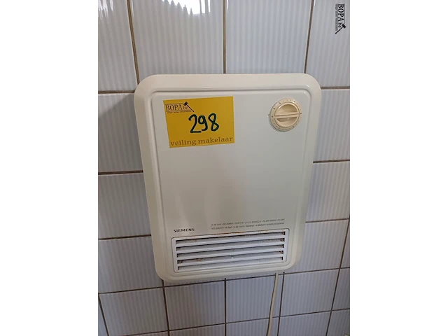 Lot 298 - siemens elektrisch verwarmingstoestel (wc boven) - afbeelding 1 van  3