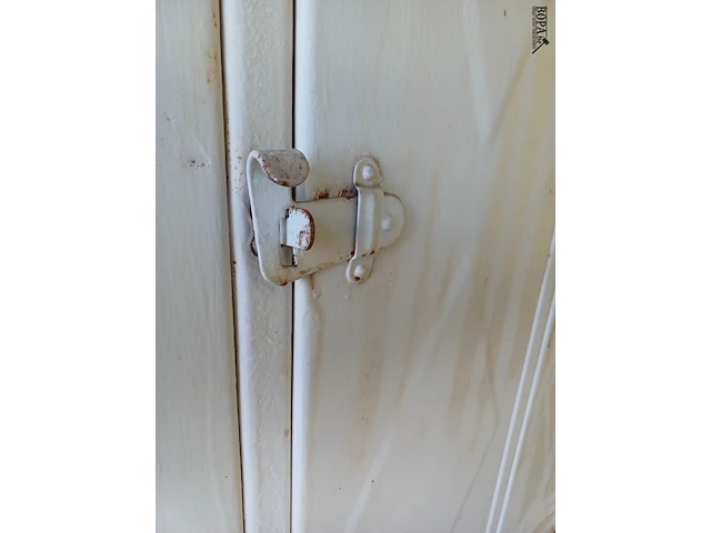 Lot 299 - vintage industriële locker 6-deurs (rokersruimte) - afbeelding 3 van  4