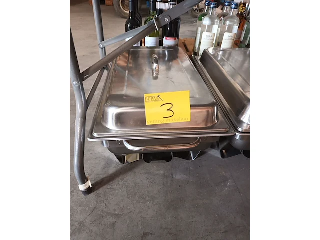 Lot 3 - chafing dish - afbeelding 1 van  4