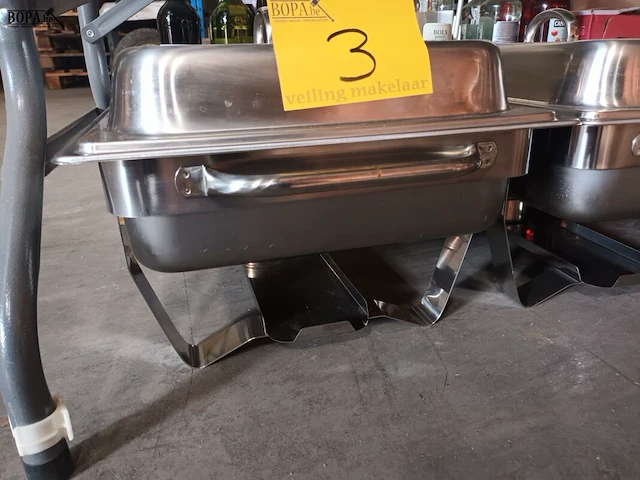 Lot 3 - chafing dish - afbeelding 2 van  4