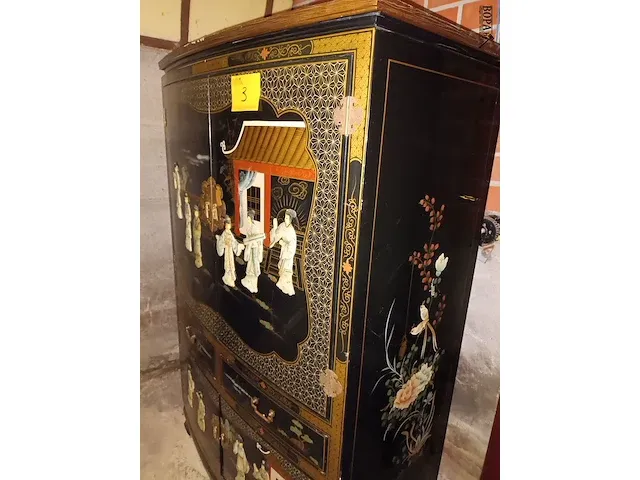 Lot 3 - chinese kast - afbeelding 2 van  5