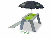 Lot 3 - exit aksent zand- en watertafel met parasol en tuinset